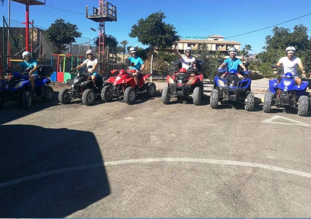  On the quads on the track